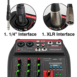 4 channel mixer