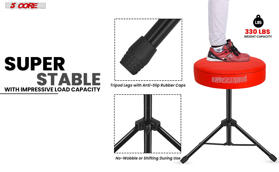 Durable guitar stool chairs for adults, designed to support up to 330 lbs for reliable comfort and stability
