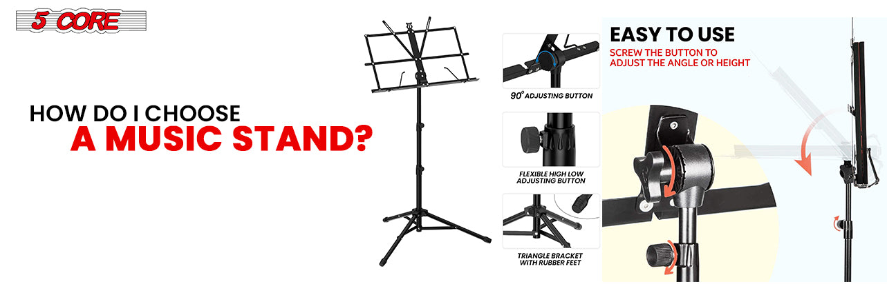 How do I choose a music stand?