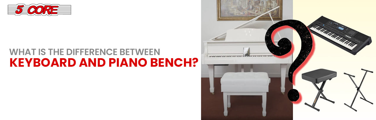 What is the difference between keyboard and piano bench?