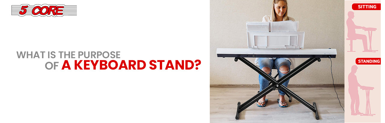 What is the purpose of a keyboard stand?