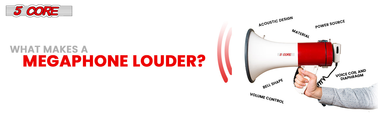 What makes a megaphone louder?