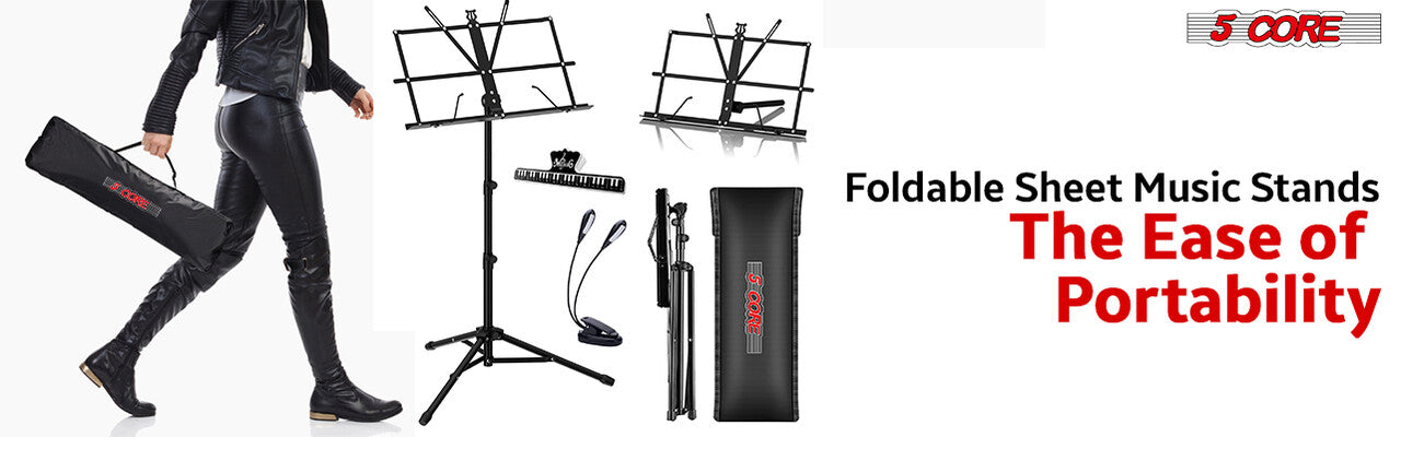 Foldable Sheet Music Stands - The Ease of Portability