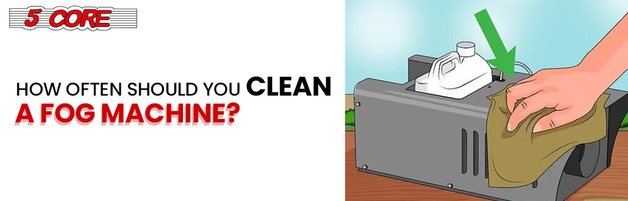 How often should you clean a fog machine?