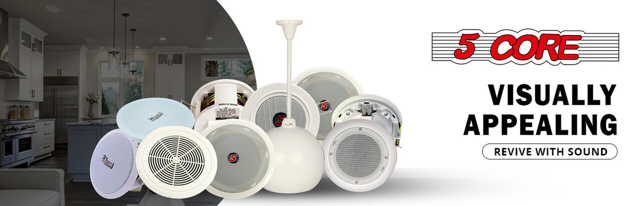 Visually Appealing in-ceiling speakers