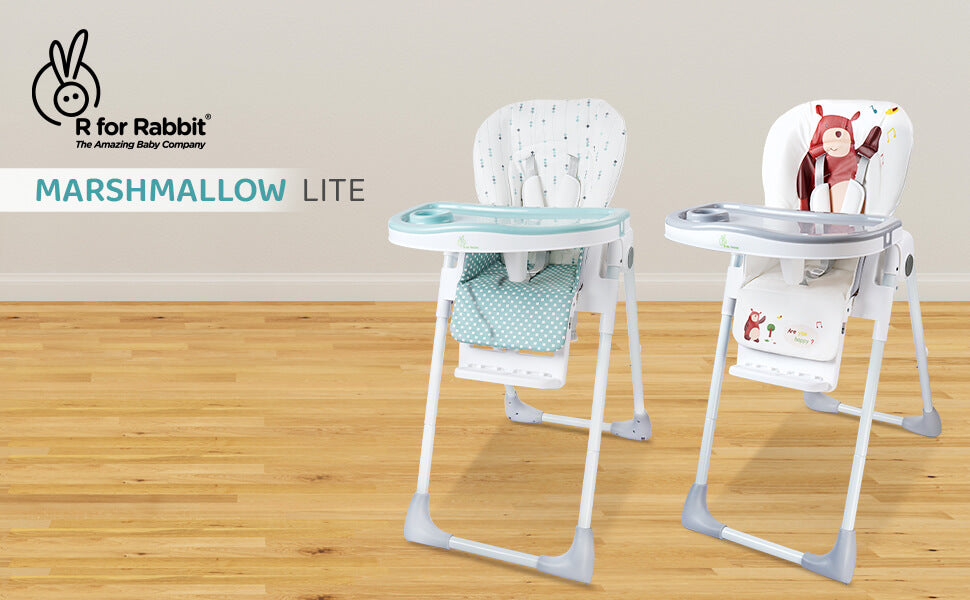 R for Rabbit Marshmallow Lite High Chair for Baby