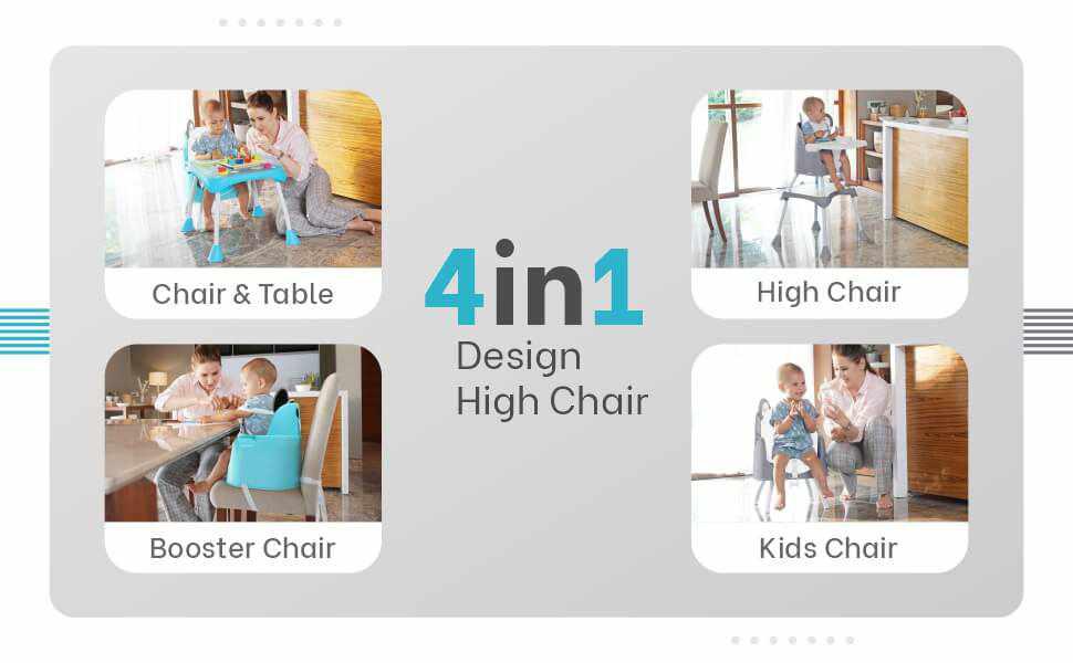 R for Rabbit Cherry Berry Grand - The Convertible 4 in1 High Chair