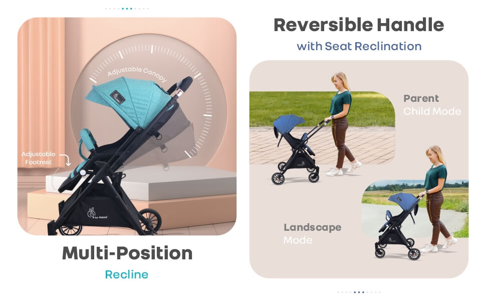 R for Rabbit Street Smart Nova Super Comfy Travel-Friendly Stroller for Kids