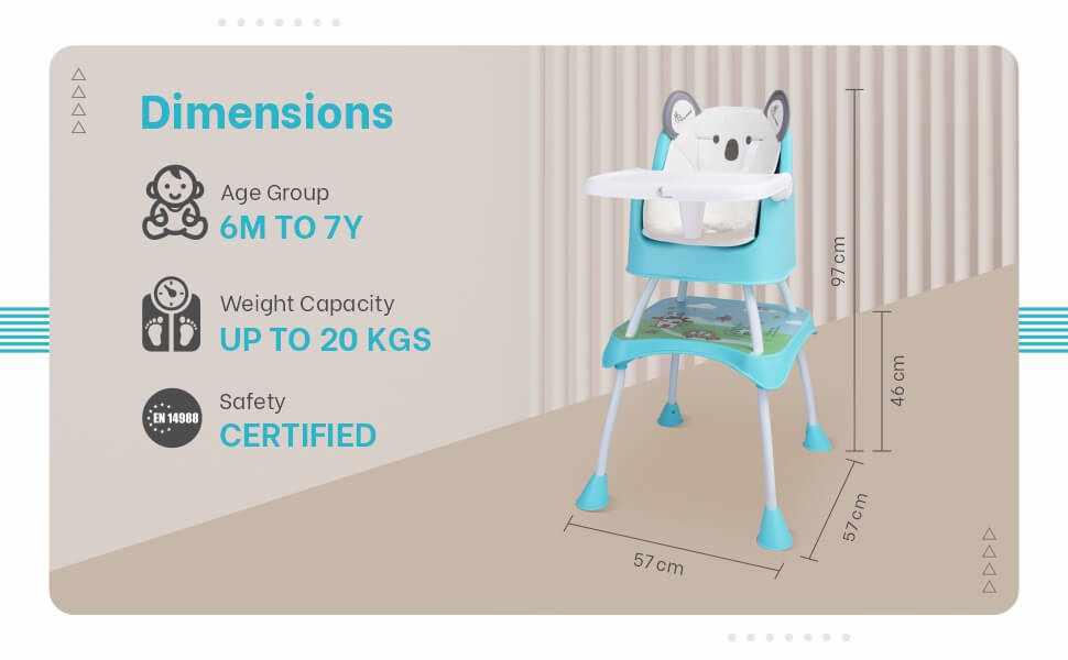 R for Rabbit Cherry Berry Grand - The Convertible 4 in1 High Chair