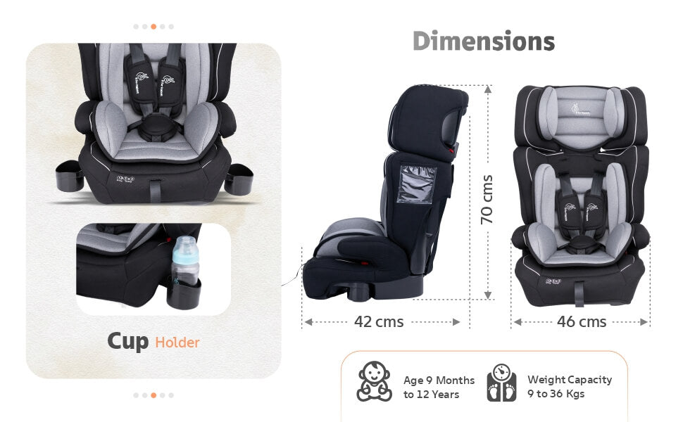 Jumping Jack Grand Baby Car Seat for 0 to 12 Years