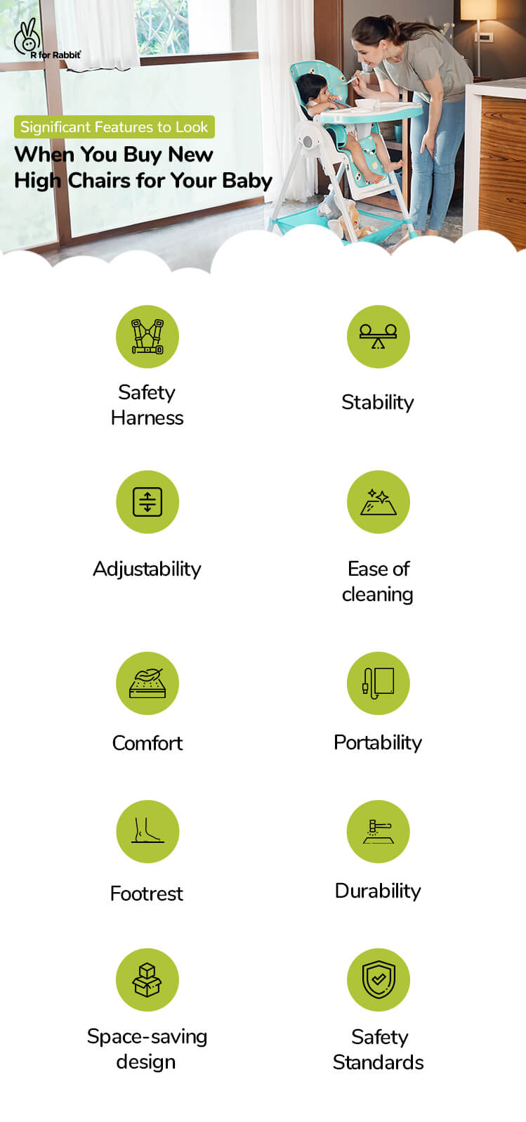 Significant Features to Look When You Buy New High Chairs for Your Baby