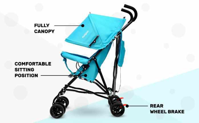 Little Pumpkin by R for Rabbit Brings Baby Buggy/Stroller for Little Ones