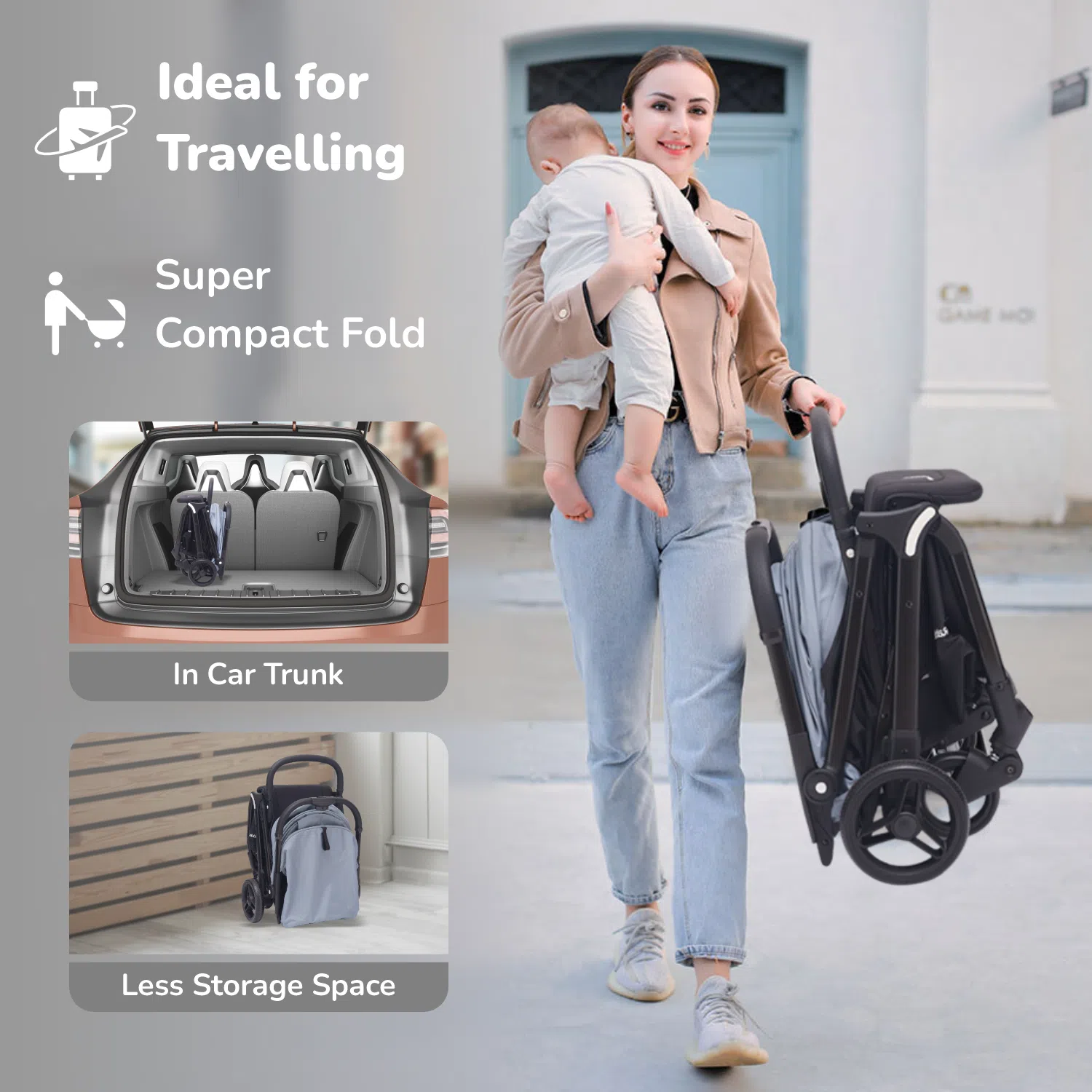 Street Smart Ace Auto Fold Kids Stroller