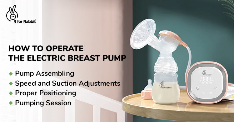 Operating the Electric Breast Pump