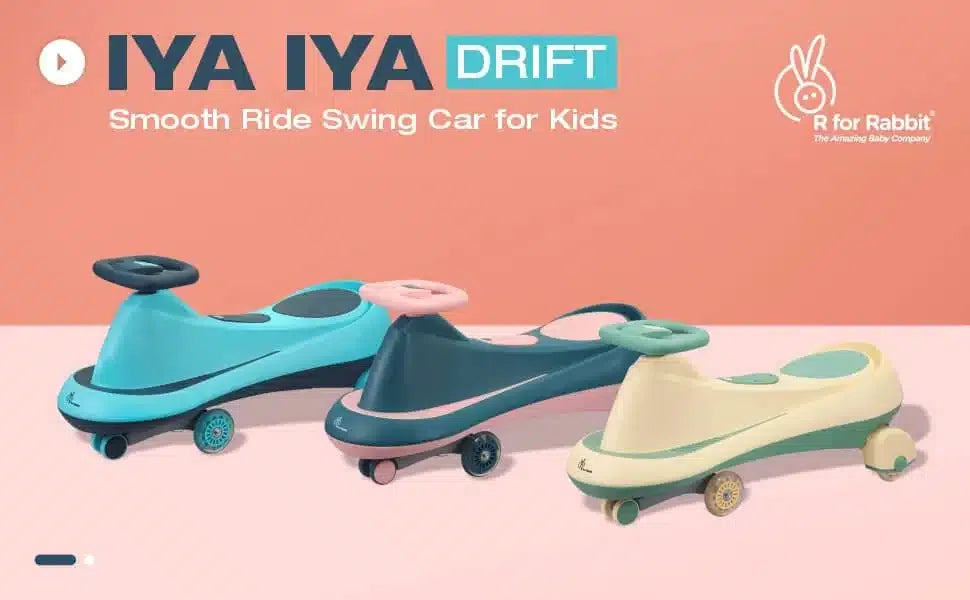 R for Rabbit is here with Iya Iya Drift swing cars