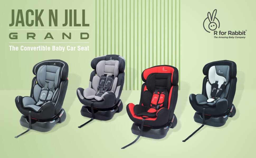 R For Rabbit | Jack N Jill Grand Baby Car Seat For 0 To 7 Years