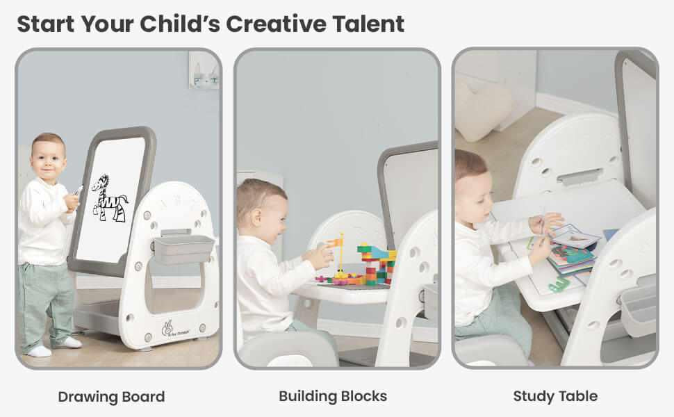 Little Genius Picasso – Multifunctional Kids Study Table Chair Set