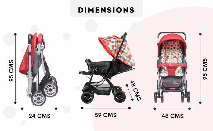R for Rabbit Lollipop Lite The Colorful Baby Stroller and Pram for kids