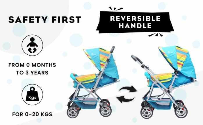 R for Rabbit Lollipop Lite The Colorful Baby Stroller and Pram for kids