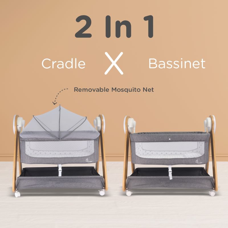 Lullabies Woodsy Electric Cradle For Babies-image-5