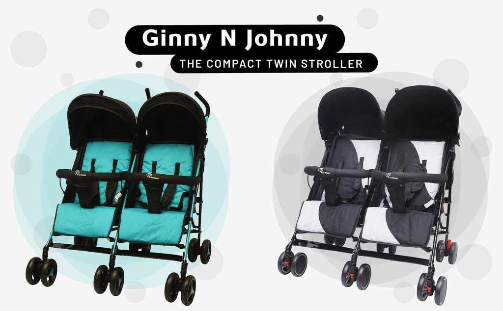 R For Rabbit Ginny and Johnny Twin Stroller – The Compact Twin Stroller