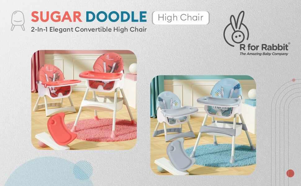 R For Rabbit Sugar Doodle Toddler’s High Chair