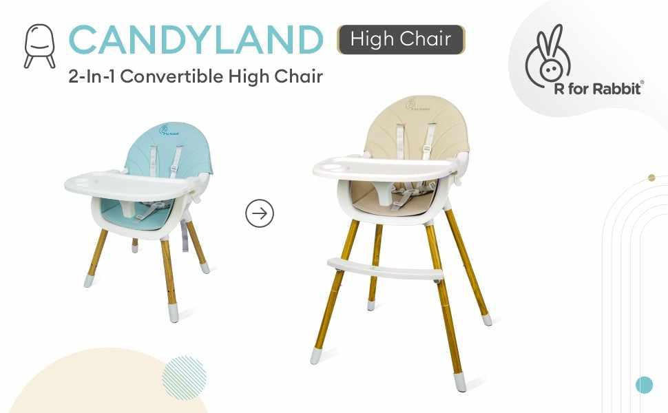 R For Rabbit Candyland 2-in-1 Convertible To Toddler’s High Chair