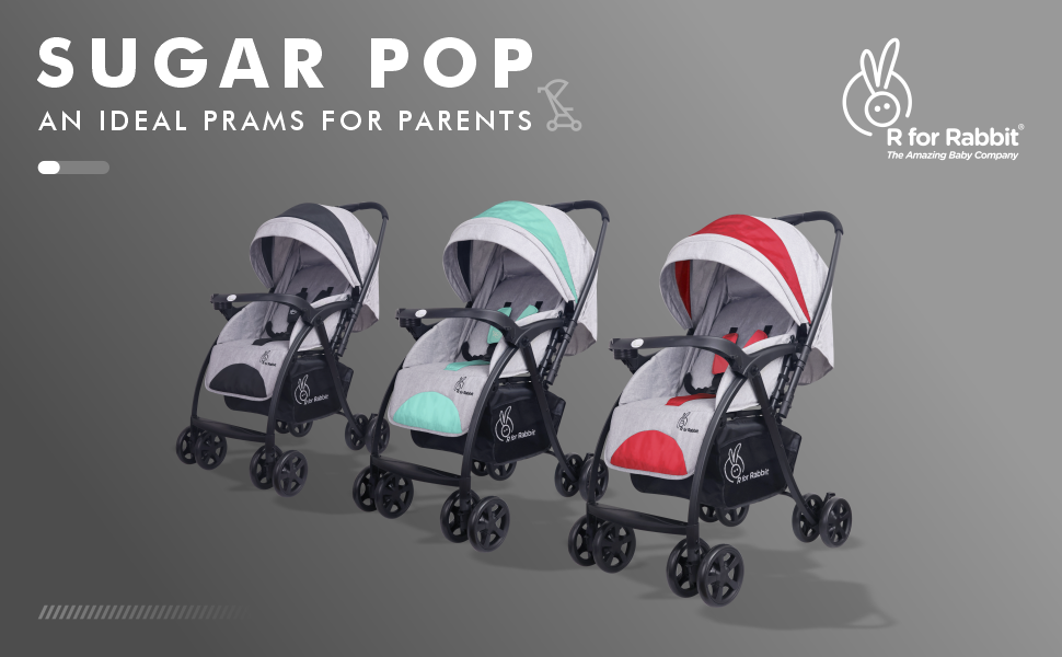 R for Rabbit Sugar Pop Stroller & Pram for Kids