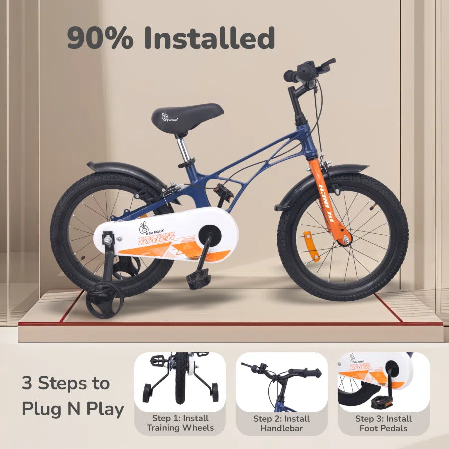 Tiny Toes Ryder Bicycle For Kids 14 Inch  90% Plug N Play Installation