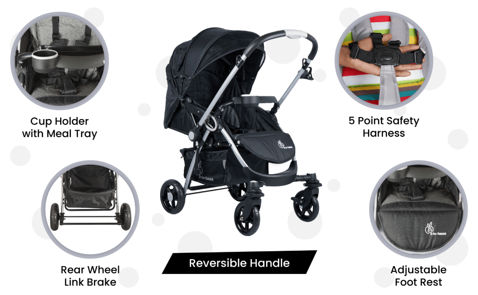 R for Rabbit Chocolate Ride Travel System Baby Stroller