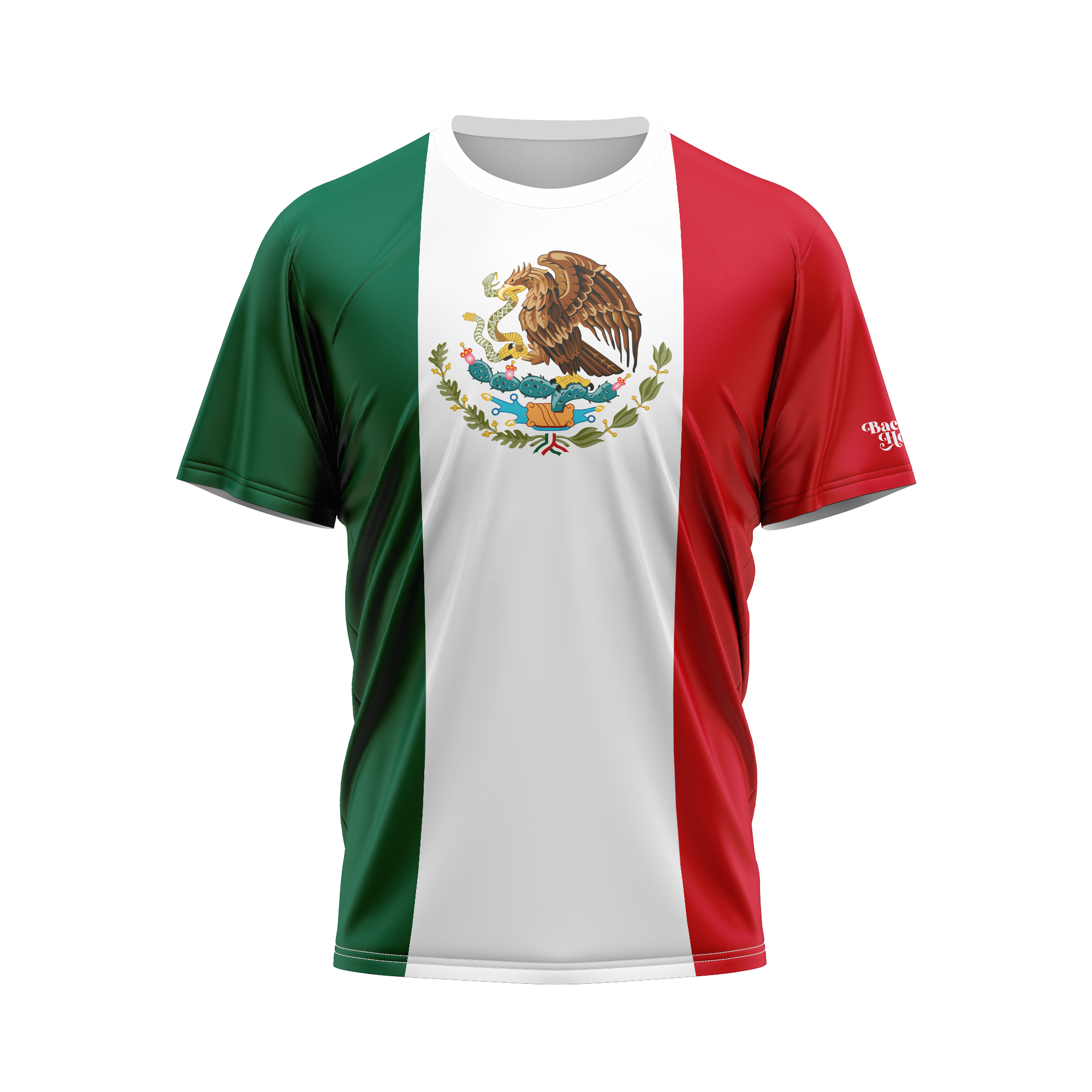 Mexico Flag Performance Shirt | BackHome.us