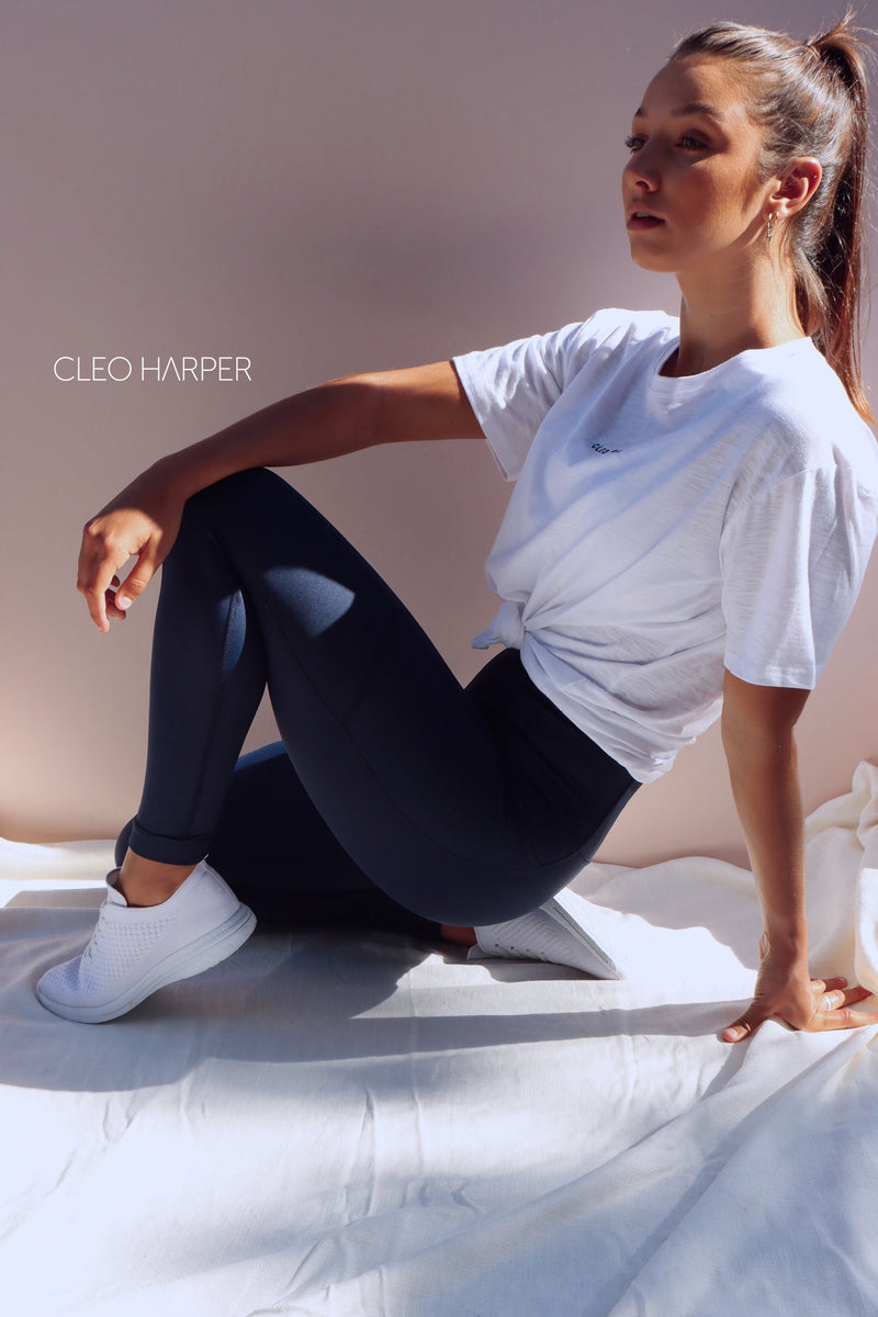 FORTE LEGGING - NAVY - Cleo Harper