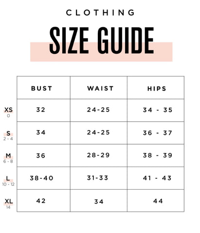 Size Chart  Simply Sharnae's
