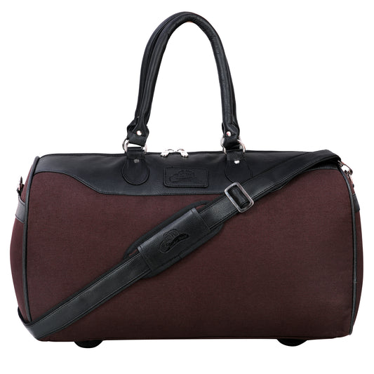 Canvas Duffle Bag, Brown