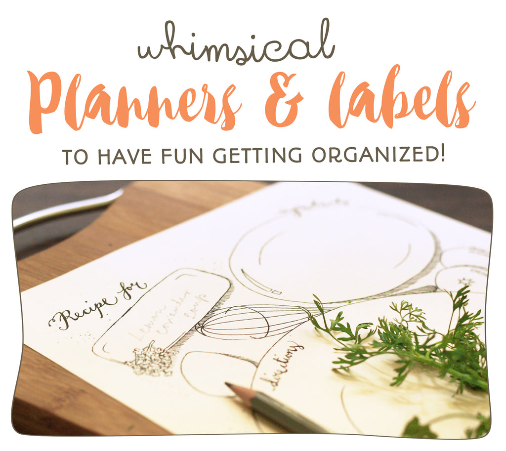 Planner label playing cards