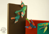 Set of 24 Decorative Paper Birds - Paper Craft for Home Decoration