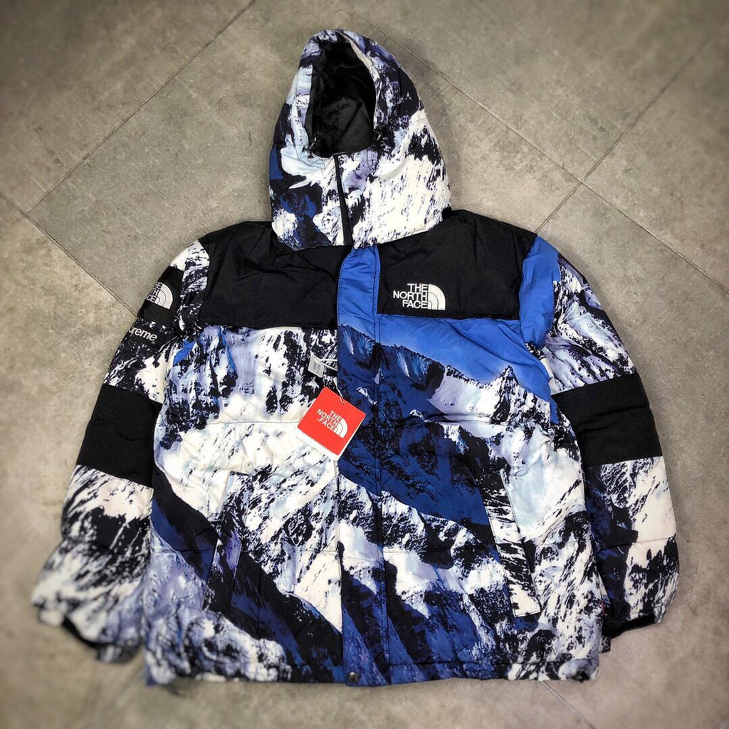 supreme x tnf mountain baltoro