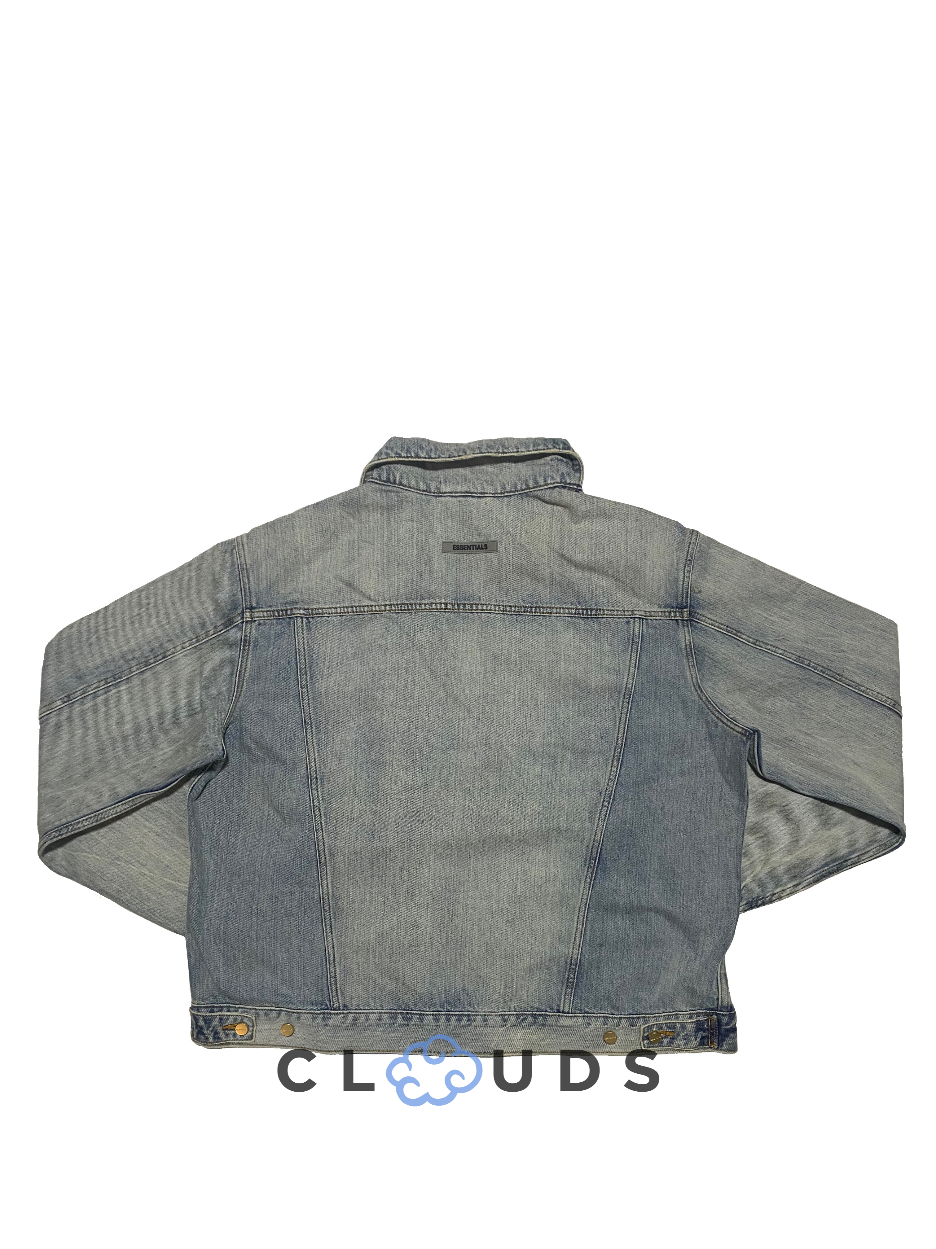 Fear of God Essentials Denim Trucker Jacket ‘Light Indigo’