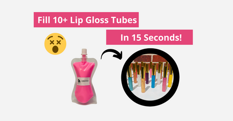 how to fill lip gloss tubes faster