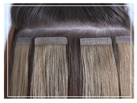 virgin tape in hair extensions