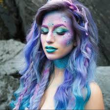 blue gradient hair