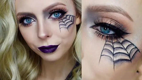 cobweb eye makeup