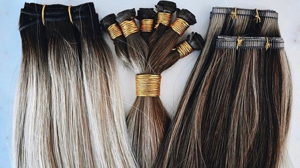 different types hair extensions