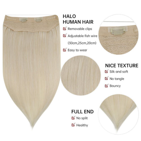 Halo Weft Hair Extensions