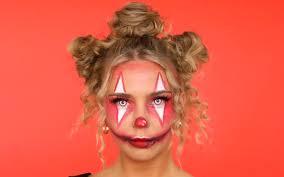 Clown halloween makeup