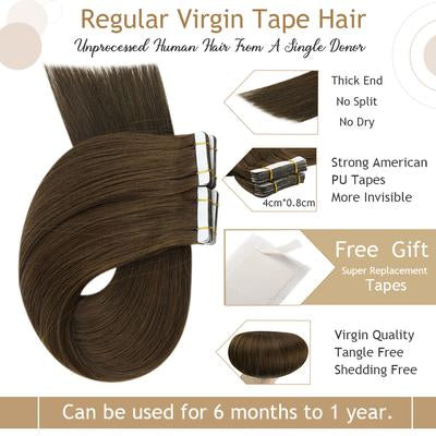 virgin tape in hair