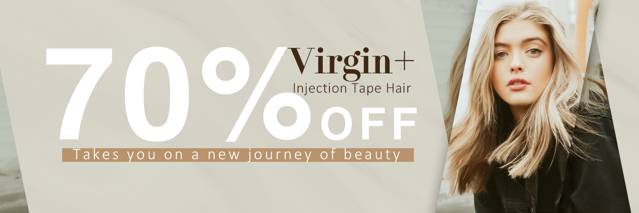 virgin+ injections tape hair extensions