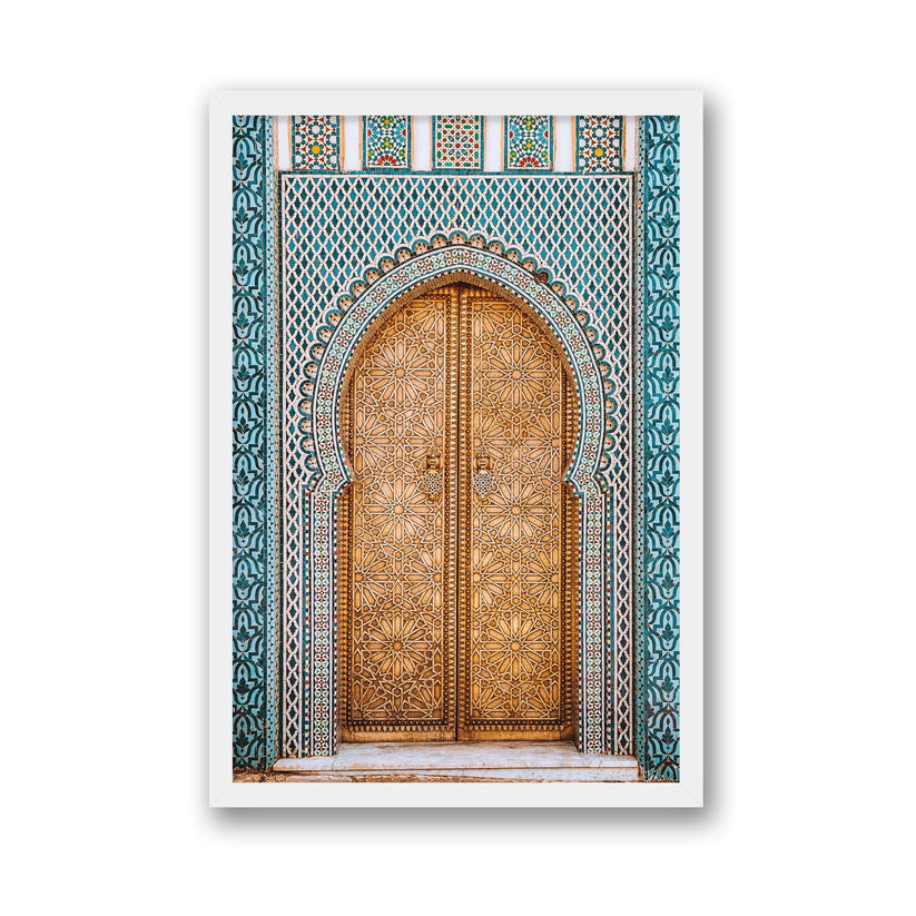 Moroccan Door 2 | Framed Wall Art by Salty Luxe | Idyll Collective