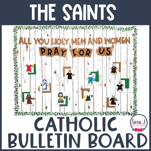 Catholic Saints Sketchbook (Coloring Book for Big Kids) – Sara J Creations