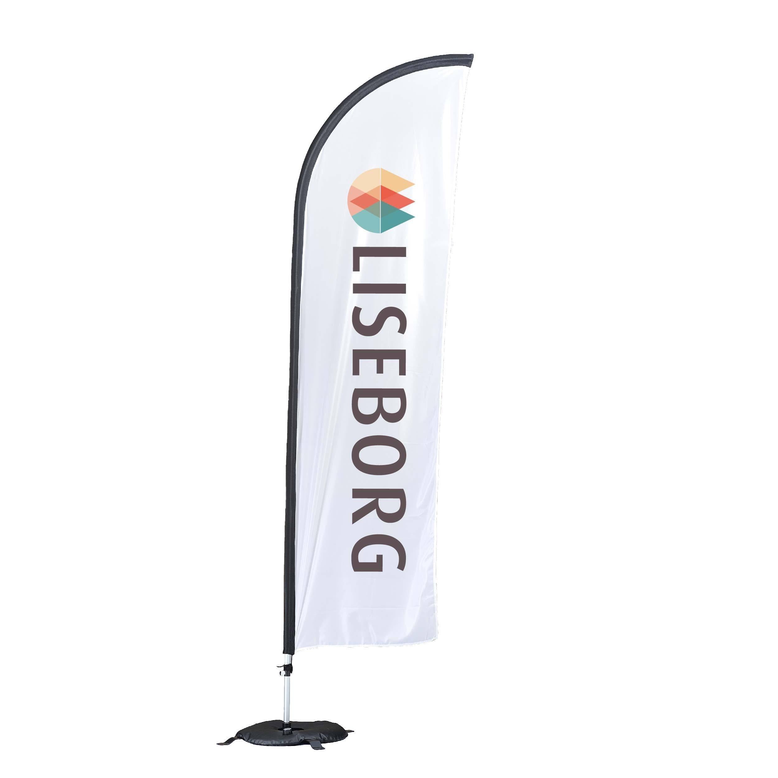 Se Aluminium Beachflag - Heavy Duty (Firkantet) hos Liseborg